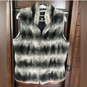 Fabulous Furs Faux Chinchilla Vest